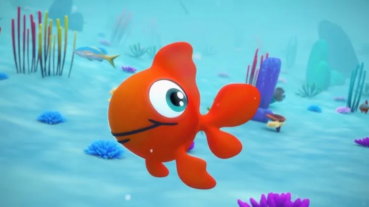 3D Kırmızı Balık Çocuk Şarkısı