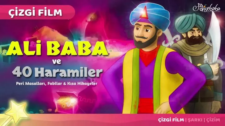 Ali Baba Ve 40 Haramiler - Çizgi Film Masalı