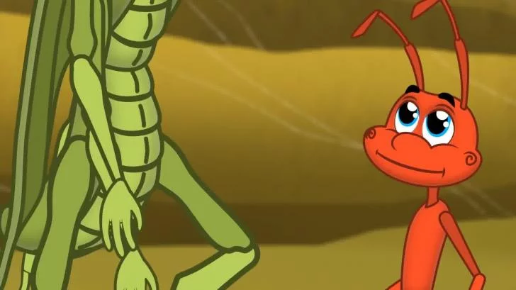 Adisebaba Çizgi Film Masalları - Ağustos Böceği İle Karınca