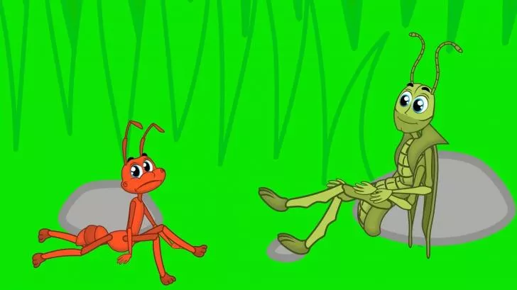 Ağustos Böceği ve Çekirge Masalı - Sevimli Dostlar