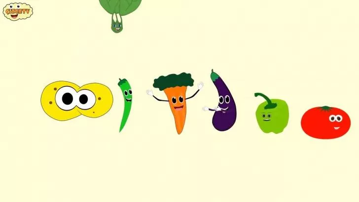 Sebzeler ve Renkler - Çocuk Şarkıları
