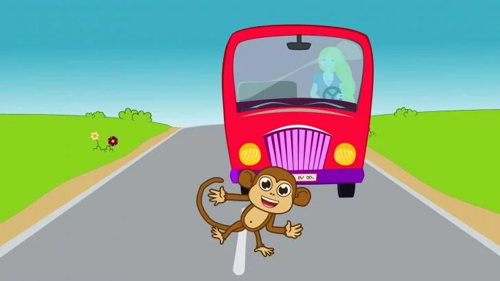 Rapunzel İle Otobüsün Tekerleği Yuvarlak Çocuk Şarkısı